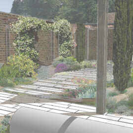 Walled Garden with water feature